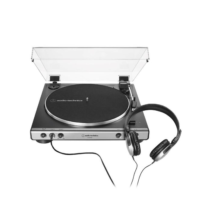 Audio Technica AT-LP60XHP-GM | Table tournante - Stéréo - Avec écouteurs - Metal Gun-SONXPLUS Rockland