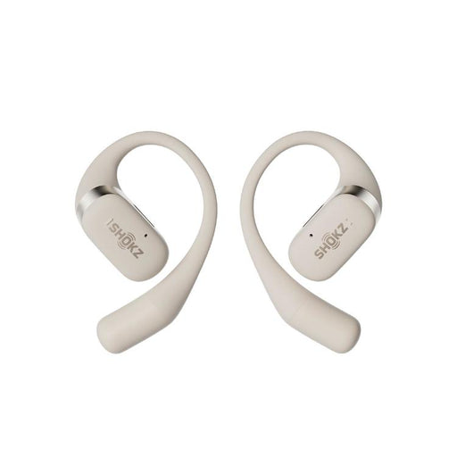 SHOKZ OpenFit | Open-Ear Headphones - Up to 28 hours of listening - Bluetooth - Beige-SONXPLUS Rockland