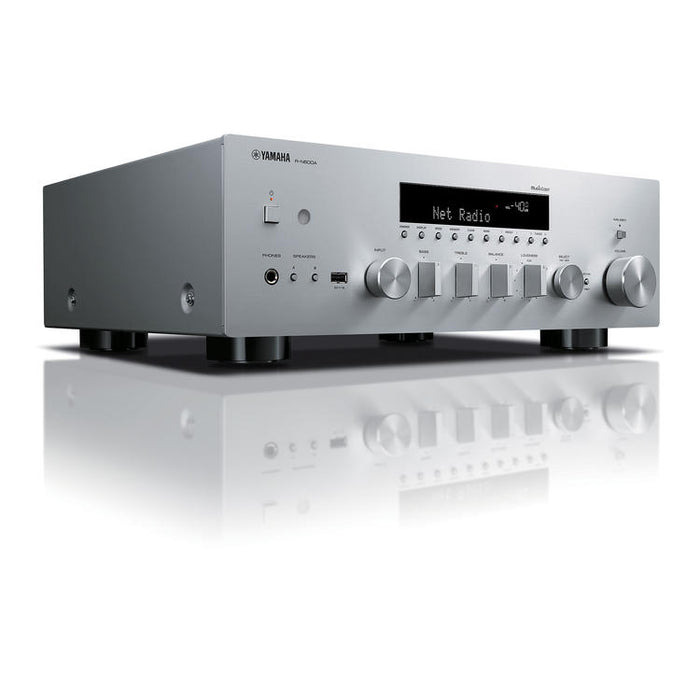 Yamaha R-N600A | Network/Stereo Receiver - MusicCast - Bluetooth - Wi-Fi - AirPlay 2 - Silver-SONXPLUS Rockland