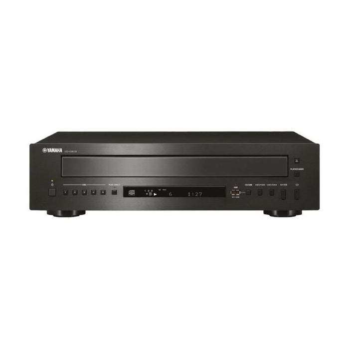 Yamaha CD-C603 | Multiple CD Player - 5 discs - USB Playback - Pure Direct - Black-SONXPLUS Rockland