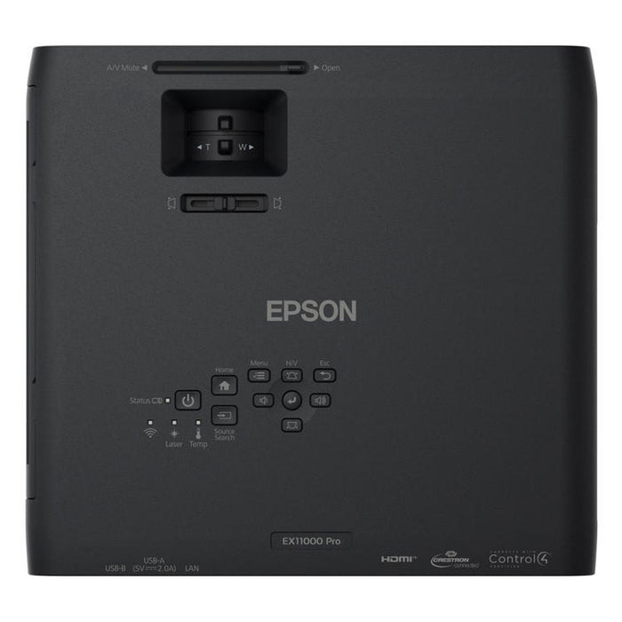 Epson EX11000 | Laser projector - 3LCD FHD 1080p - 4600 Lumens - Wireless - Black-SONXPLUS Rockland