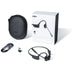 SHOKZ OpenComm2 USB-A | Bone Conduction Earphones - Bluetooth - USB-A Adapter - Microphone - Black-SONXPLUS Rockland