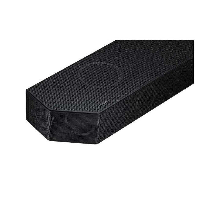 Samsung HWQ990D | Soundbar - 11.1.4 canaux - Dolby ATMOS - Sans fil - Subwoofer sans fil et enceintes arrière inclus - 656W - Noir-SONXPLUS Rockland