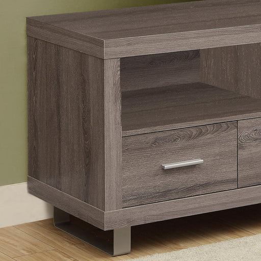 Monarch Specialties I 3250 | TV stand - 48" - 3 Drawers - Dark Taupe-SONXPLUS Rockland
