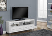 Monarch Specialties I2518 | Meuble TV - 60" - 4 tiroirs - Blanc-SONXPLUS Rockland
