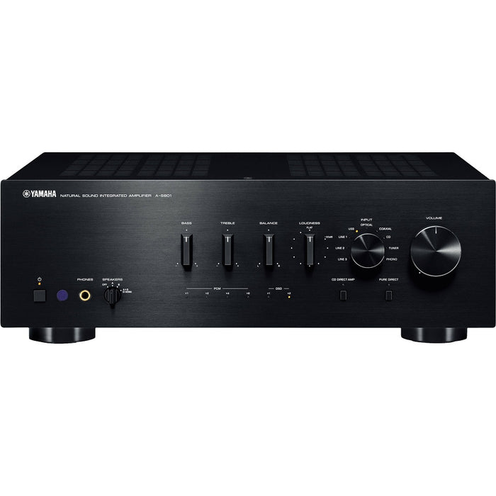 Yamaha A-S801B | 2 ch integrated amplifier - Stereo - Black-SONXPLUS Rockland