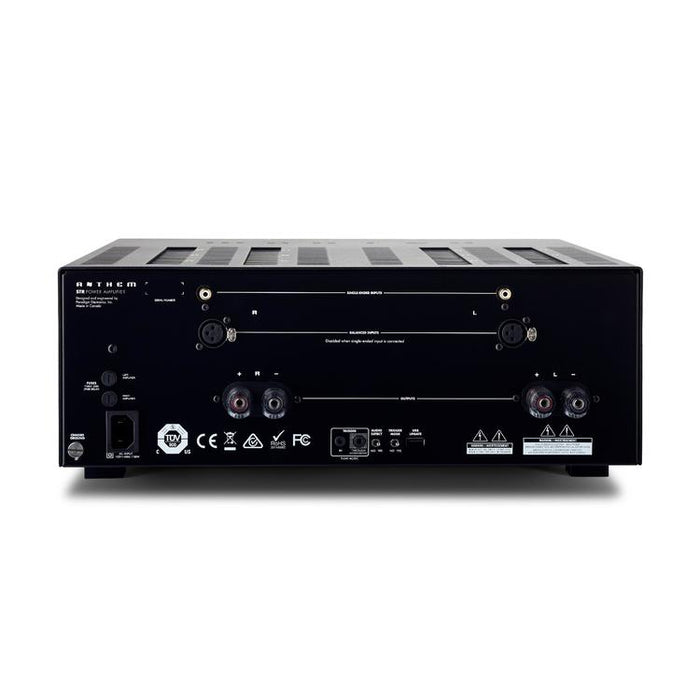 Anthem | STR Amplificateur de puissance - 2 canaux - Transformateurs toroïdaux solides - Noir-SONXPLUS Rockland