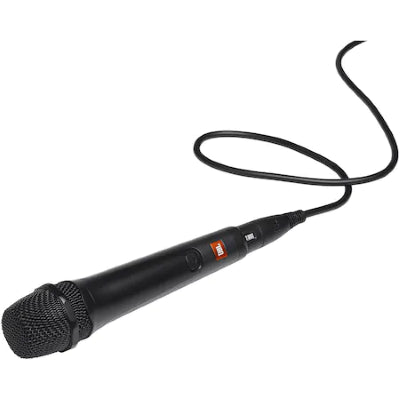 JBL PBM 100 | Microphone PartyBox filaire - Réduction du bruit ambiant - Noir-SONXPLUS Rockland