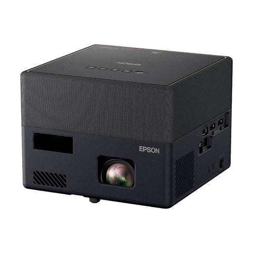 Epson EpiqVision Mini EF12 | Projecteur laser portable - Wi-fi - 3LCD - écran 150in - 16 : 9 - 4K - HDR FHD - Son Audiophile - Android TV - Noir-SONXPLUS Rockland